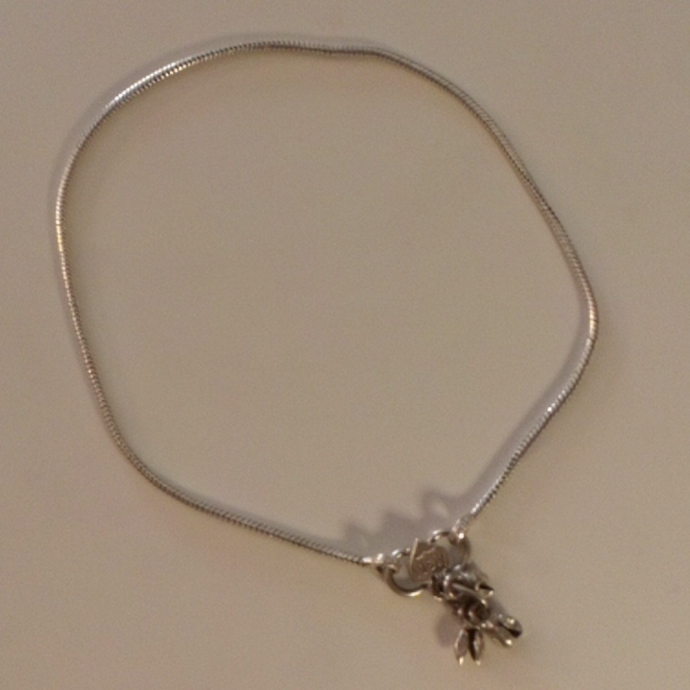 SILVER ANKLE BRACELET FROM ITALY BEAUTIFUL BELLS